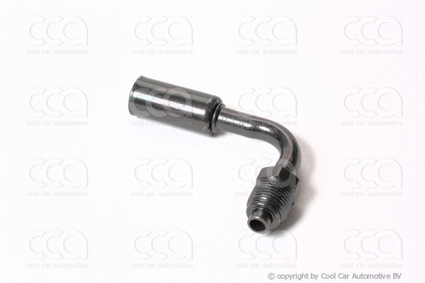 Fittingen / Compr. fittingen - adapters Fitting MOR 90 gr ROD  6 - 6  staal