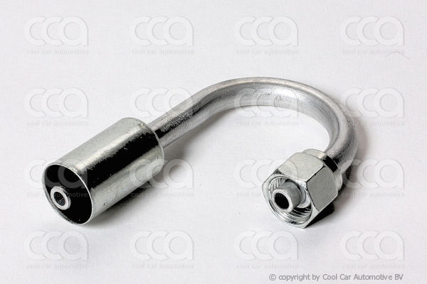 Fittingen / Compr. fittingen - adapters Fitting FOR 180 gr   6 - 6 staal