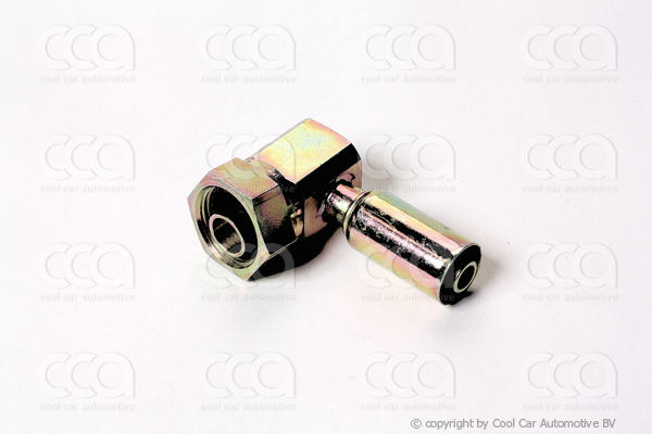 Fittingen / Compr. fittingen - adapters Fitting rotalock 90 gr ROD  8  staal