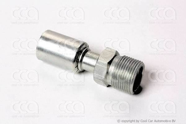 Fittingen / Compr. fittingen - adapters Fitting MIO  0 gr ROD 12 - 12  staal