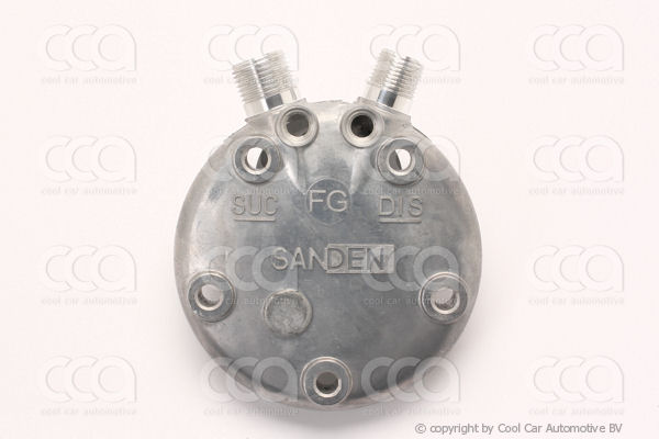 Compr. deksel / fitting / steun / overig COMPRESSORDEKSEL SANDEN  (CODE FG/FV)