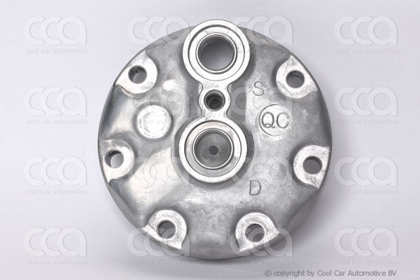 Compr. deksel / fitting / steun / overig COMPRESSORDEKSEL SANDEN  (QC+SB)