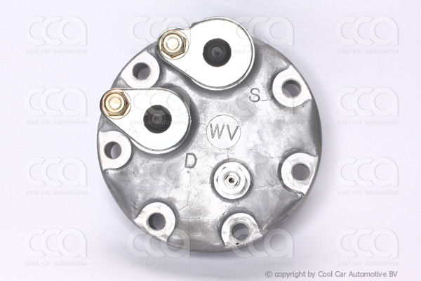 Compr. deksel / fitting / steun / overig COMPRESSORDEKSEL SANDEN  (CODE WV)