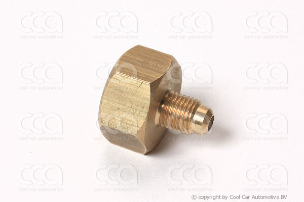Werkplaatsuitrusting R134a VOORRAADFLES ADAPTER INCL. PAKKING