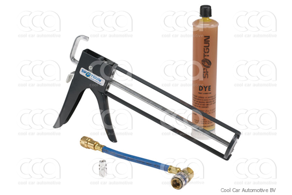 Compressor olie / lekdetektievloeistof Vulpistool / Injector complete set R134a