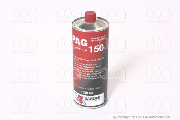 Compressor olie / lekdetektievloeistof Compressor olie PAG 150 (1 liter)