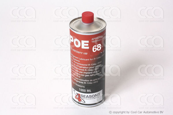 Compressor olie / lekdetektievloeistof Compressor olie POE / Ester 68 (1 liter)