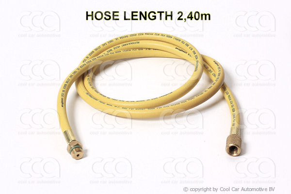 Werkplaatsuitrusting SERV. SLANG GEEL M14X1.5-ACME (2,40m)