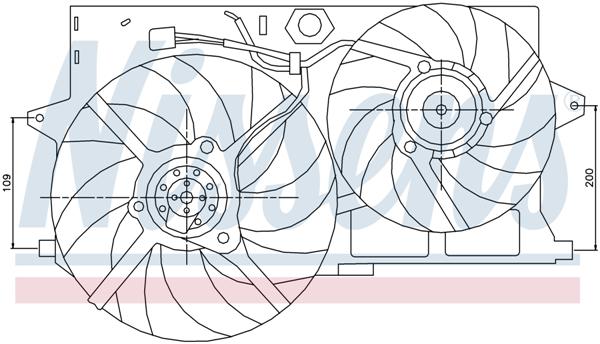 Ventilatoren Nissens Ventilator Citroen Saxo