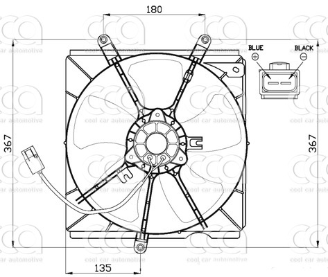 Ventilatoren Nissens Ventilator Toyota Avensis