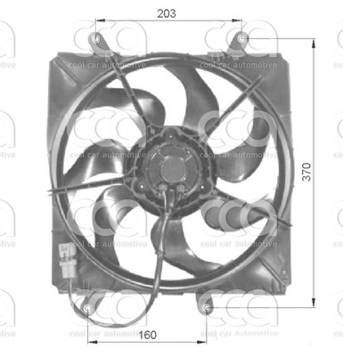 Ventilatoren Nissens Ventilator Toyota Avensis 97-