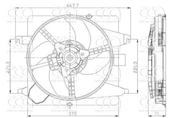 Ventilatoren Nissens Ventilator Ford Ka -AC 03-