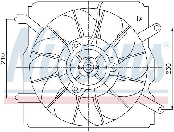 Ventilatoren Nissens Ventilator Honda Civic 01-