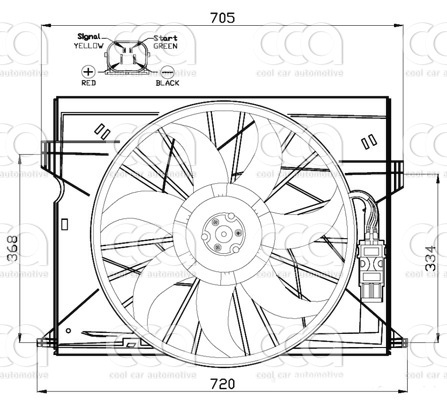 Ventilatoren Nissens Ventilator Mercedes E-Class W211 02-