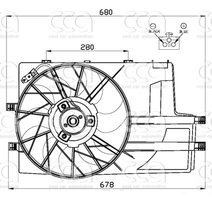 Ventilatoren Nissens Ventilator Mercedes A-Class 97-