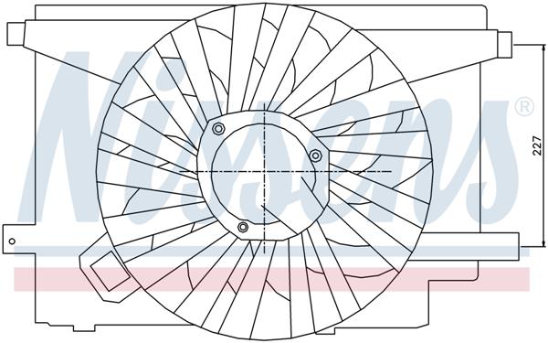 Ventilatoren Nissens Ventilator Alfa Romeo 147 JTD 00-