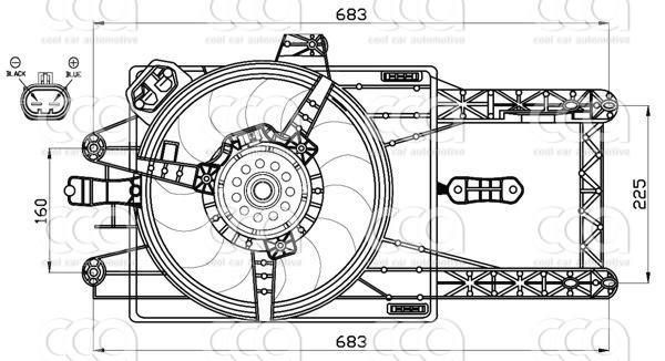 Ventilatoren Nissens Ventilator Lancia Y 00-