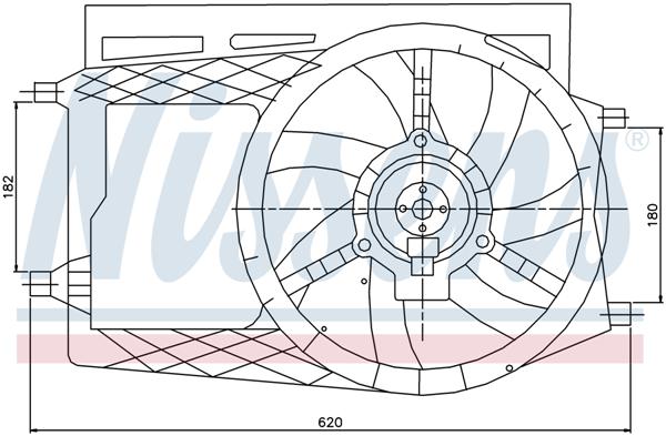 Ventilatoren Nissens Ventilator Mini 1.4-1.6 01-