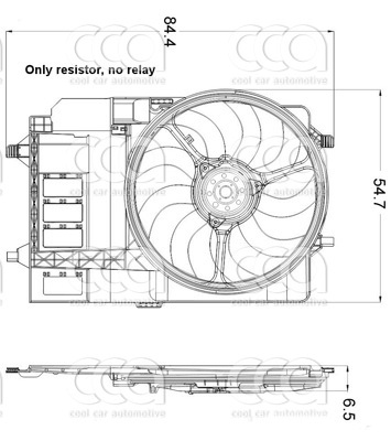 Ventilatoren Nissens Ventilator Mini Cooper S 01-