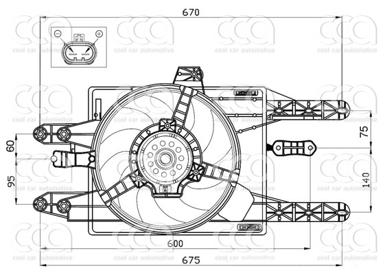 Ventilatoren Nissens Ventilator Fiat Punto I 93-