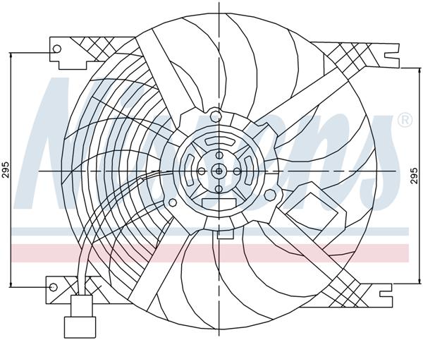Ventilatoren Nissens Ventilator Rover 45 99-