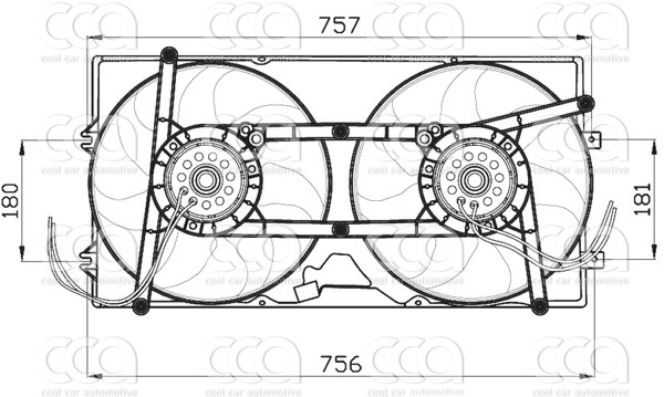Ventilatoren Nissens Ventilator VW-Transporter T4 90-