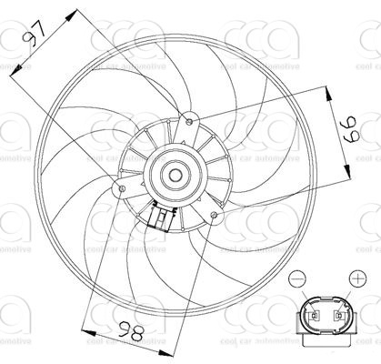 Ventilatoren Nissens Ventilator Renault Clio 1,0-1,2 01-