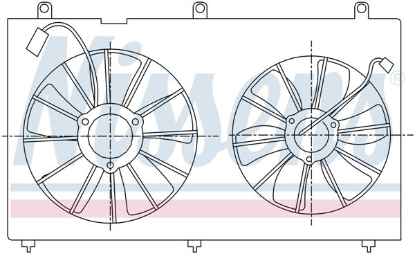 Ventilatoren Nissens Ventilator Honda Accord 03-