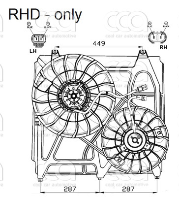 Ventilatoren Nissens Ventilator Kia Sorento 02-