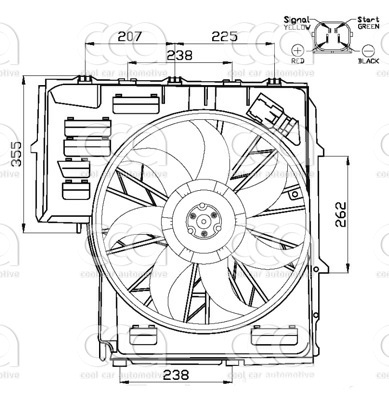 Ventilatoren Nissens Ventilator BMW X5 00-