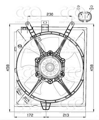Ventilatoren Nissens Ventilator Volvo S/V40 1,9 TD 95-99