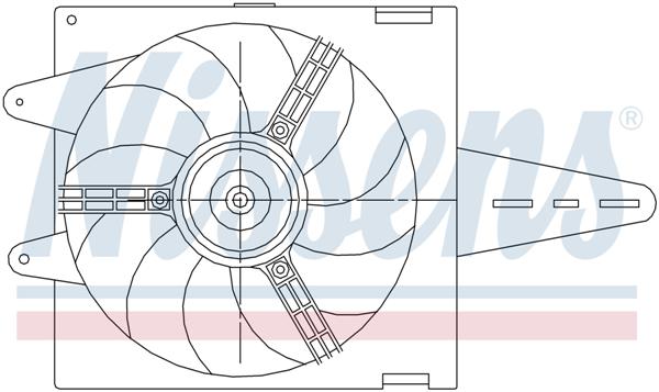 Ventilatoren Nissens Ventilator Fiat Marea 1,6 16V 96-02