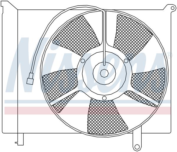 Ventilatoren Nissens Ventilator Daewoo Lanos 97-