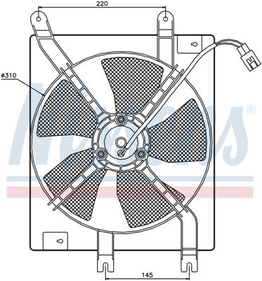 Ventilatoren Nissens Ventilator Chevrolet Lacetti 04-