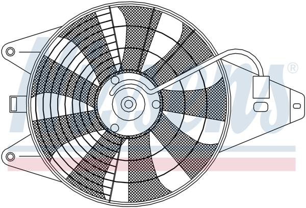 Ventilatoren Nissens Ventilator Kia Magentis AC-Fan 01-