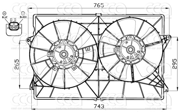 Ventilatoren Nissens Ventilator Chrysler Pacifica 05-