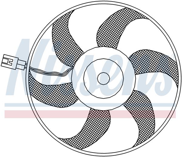 Ventilatoren Nissens Ventilator Mercedes MB100 AC-Fan
