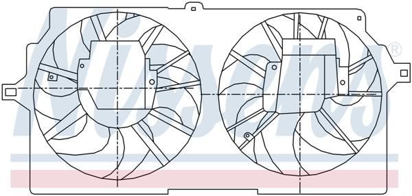 Ventilatoren Nissens Ventilator Chevrolet Transport 97-