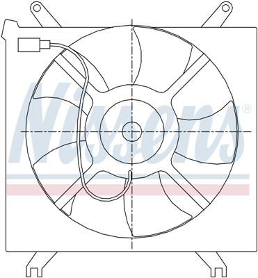 Ventilatoren Nissens Ventilator Suzuki Liana 01-
