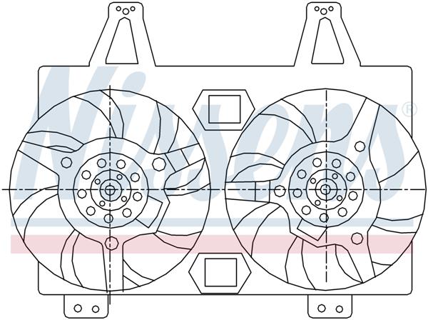 Ventilatoren Nissens Ventilator Alfa Romeo GTV 98-