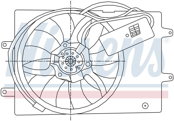 Ventilatoren Nissens Ventilator Lancia Thesis 01-