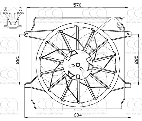 Ventilatoren Nissens Ventilator Jeep Liberty 2.4 02-