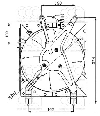 Ventilatoren Nissens Ventilator Honda Civic 01-