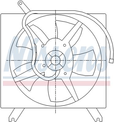 Ventilatoren Nissens Ventilator Mazda MX-5 AC-Fan 98-