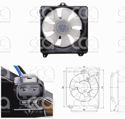 Ventilatoren Nissens Ventilator Toyota RAV-4 94-00