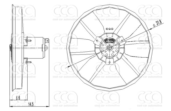 Ventilatoren Nissens Ventilator VW Golf III 91-