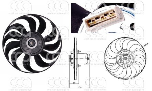 Ventilatoren Nissens Ventilator VW Golf III 91-