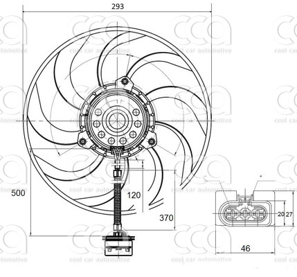 Ventilatoren Nissens Ventilator VW Polo 01-