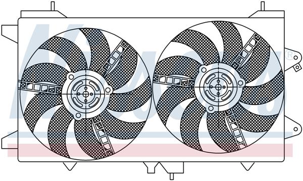 Ventilatoren Nissens Ventilator Fiat Grande Punto 05-