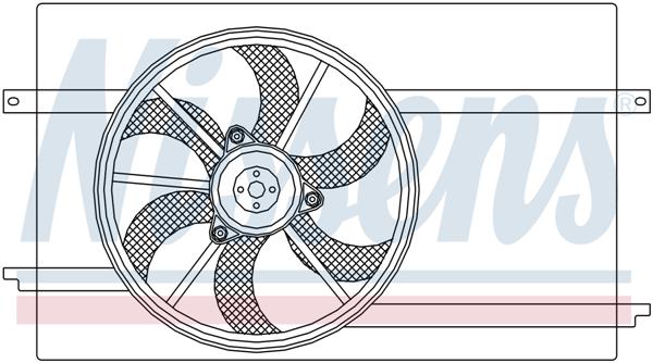 Ventilatoren Nissens Ventilator Mitsubishi Colt 04-